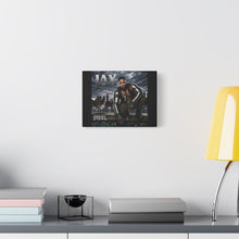Load image into Gallery viewer, Jax “Steelmatic” Canvas Wall Art | Mortal Kombat Inspired | Hip Hop Album Cover Style Decor