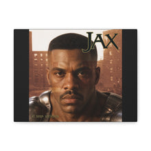 Load image into Gallery viewer, “JAX – It Was Written” Canvas Wall Art | Mortal Kombat Inspired | Hip Hop Album Style | Gaming Room Decor