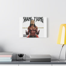 Load image into Gallery viewer, Shang Tsung “Flesh of My Flesh, Blood of My Blood” Canvas Wall Art | Mortal Kombat Inspired | Hip Hop Album Style | Dark Gaming Decor
