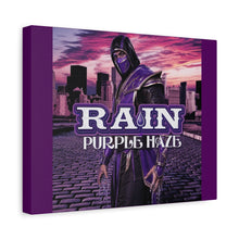 Load image into Gallery viewer, Rain “Purple Haze” Canvas Wall Art | Mortal Kombat Inspired | Hip Hop Album Style | Gaming Room Decor