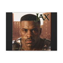 Load image into Gallery viewer, “JAX – It Was Written” Canvas Wall Art | Mortal Kombat Inspired | Hip Hop Album Style | Gaming Room Decor