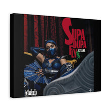 Load image into Gallery viewer, Kitana “Supa Dupa Fly” Canvas Wall Art | Mortal Kombat Inspired | Hip Hop Album Style | Gaming Room Decor