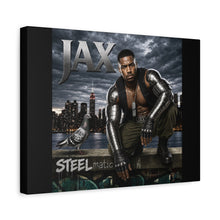 Load image into Gallery viewer, Jax “Steelmatic” Canvas Wall Art | Mortal Kombat Inspired | Hip Hop Album Cover Style Decor