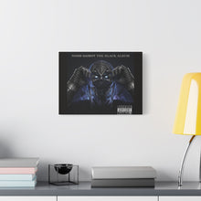 Load image into Gallery viewer, Noob Saibot “The Black Album” Canvas Wall Art | Mortal Kombat Inspired | Hip Hop Album Style | Dark Gaming Room Decor