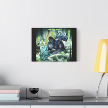 Load image into Gallery viewer, Sub-Zero “So Icey Boy” Canvas Wall Art | Mortal Kombat Inspired | Hip Hop Album Style | Icy Gaming Room Decor