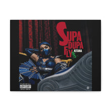 Load image into Gallery viewer, Kitana “Supa Dupa Fly” Canvas Wall Art | Mortal Kombat Inspired | Hip Hop Album Style | Gaming Room Decor