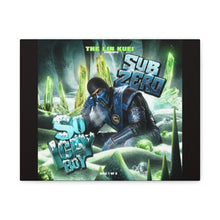 Load image into Gallery viewer, Sub-Zero “So Icey Boy” Canvas Wall Art | Mortal Kombat Inspired | Hip Hop Album Style | Icy Gaming Room Decor