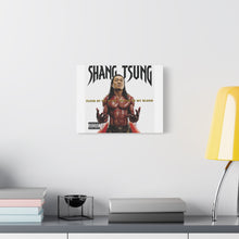 Load image into Gallery viewer, Shang Tsung “Flesh of My Flesh, Blood of My Blood” Canvas Wall Art | Mortal Kombat Inspired | Hip Hop Album Style | Dark Gaming Decor