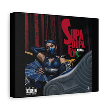 Load image into Gallery viewer, Kitana “Supa Dupa Fly” Canvas Wall Art | Mortal Kombat Inspired | Hip Hop Album Style | Gaming Room Decor