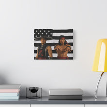 Load image into Gallery viewer, Shaolin Monks Hip Hop Canvas Wall Art – Kung Lao &amp; Liu Kang Inspired | Mortal Kombat Decor | Gaming Room Wall Art