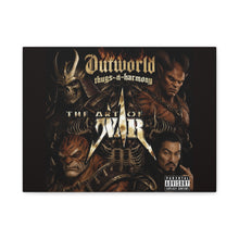 Load image into Gallery viewer, “The Art of War” Outworld Legends Canvas Wall Art | Mortal Kombat Inspired | Hip Hop Album Style | Dark Fantasy Gaming Decor