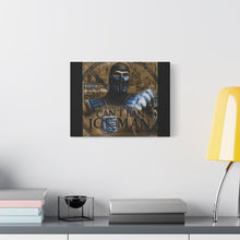Load image into Gallery viewer, “Can’t Ban the Iceman” Sub-Zero Canvas Wall Art | Mortal Kombat Inspired | Hip Hop Album Style | Gaming Room Decor