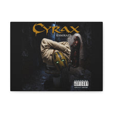 Load image into Gallery viewer, Cyrax “Kamikaze” Canvas Wall Art | Mortal Kombat Inspired | Hip Hop Album Style | Dark Gaming Decor