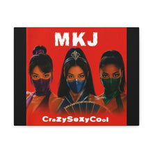 Load image into Gallery viewer, “MKJ – CrazySexyCool” Canvas Wall Art | Mortal Kombat Inspired | Hip Hop Album Style | Feminine Power Gaming Decor