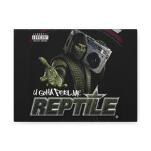 Load image into Gallery viewer, Reptile “U Gotta Feel Me” Canvas Wall Art | Mortal Kombat Inspired | Hip Hop Album Style Decor