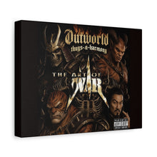 Load image into Gallery viewer, “The Art of War” Outworld Legends Canvas Wall Art | Mortal Kombat Inspired | Hip Hop Album Style | Dark Fantasy Gaming Decor