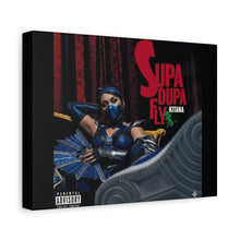 Load image into Gallery viewer, Kitana “Supa Dupa Fly” Canvas Wall Art | Mortal Kombat Inspired | Hip Hop Album Style | Gaming Room Decor