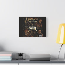 Load image into Gallery viewer, “The Art of War” Outworld Legends Canvas Wall Art | Mortal Kombat Inspired | Hip Hop Album Style | Dark Fantasy Gaming Decor
