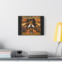 Load image into Gallery viewer, Scorpion “400 Degreez” Canvas Wall Art | Mortal Kombat Inspired | Hip Hop Album Style | Fire Gaming Room Decor