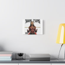 Load image into Gallery viewer, Shang Tsung “Flesh of My Flesh, Blood of My Blood” Canvas Wall Art | Mortal Kombat Inspired | Hip Hop Album Style | Dark Gaming Decor
