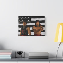 Load image into Gallery viewer, Shaolin Monks Hip Hop Canvas Wall Art – Kung Lao &amp; Liu Kang Inspired | Mortal Kombat Decor | Gaming Room Wall Art