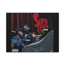 Load image into Gallery viewer, Kitana “Supa Dupa Fly” Canvas Wall Art | Mortal Kombat Inspired | Hip Hop Album Style | Gaming Room Decor