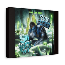 Load image into Gallery viewer, Sub-Zero “So Icey Boy” Canvas Wall Art | Mortal Kombat Inspired | Hip Hop Album Style | Icy Gaming Room Decor