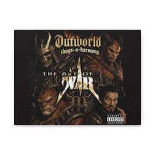 Load image into Gallery viewer, “The Art of War” Outworld Legends Canvas Wall Art | Mortal Kombat Inspired | Hip Hop Album Style | Dark Fantasy Gaming Decor