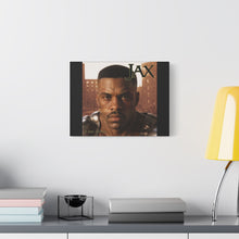 Load image into Gallery viewer, “JAX – It Was Written” Canvas Wall Art | Mortal Kombat Inspired | Hip Hop Album Style | Gaming Room Decor