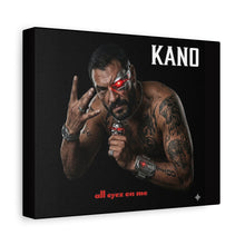 Load image into Gallery viewer, Kano “All Eyez On Me” Canvas Wall Art | Mortal Kombat Inspired | Hip Hop Album Style | Gaming Room Decor