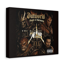 Load image into Gallery viewer, “The Art of War” Outworld Legends Canvas Wall Art | Mortal Kombat Inspired | Hip Hop Album Style | Dark Fantasy Gaming Decor
