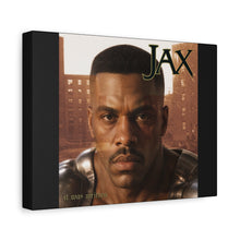 Load image into Gallery viewer, “JAX – It Was Written” Canvas Wall Art | Mortal Kombat Inspired | Hip Hop Album Style | Gaming Room Decor