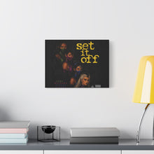 Load image into Gallery viewer, “Set It Off” Femme Fatal Canvas Wall Art – Jade, Mileena, Kitana &amp; Sindel Inspired | Mortal Kombat Wall Decor | Gaming Room Art