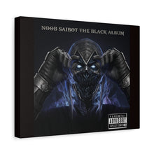 Load image into Gallery viewer, Noob Saibot “The Black Album” Canvas Wall Art | Mortal Kombat Inspired | Hip Hop Album Style | Dark Gaming Room Decor