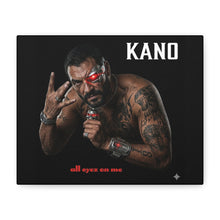 Load image into Gallery viewer, Kano “All Eyez On Me” Canvas Wall Art | Mortal Kombat Inspired | Hip Hop Album Style | Gaming Room Decor