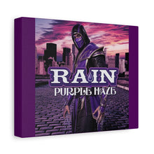 Load image into Gallery viewer, Rain “Purple Haze” Canvas Wall Art | Mortal Kombat Inspired | Hip Hop Album Style | Gaming Room Decor