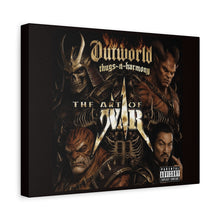 Load image into Gallery viewer, “The Art of War” Outworld Legends Canvas Wall Art | Mortal Kombat Inspired | Hip Hop Album Style | Dark Fantasy Gaming Decor