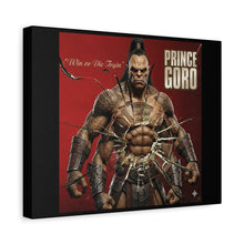 Load image into Gallery viewer, “Prince Goro – Win or Die Tryin’” Canvas Wall Art | Mortal Kombat Inspired | Gaming Room Decor | Hip Hop Album Style