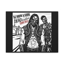Load image into Gallery viewer, Kabal &amp; Havik “Deadication” Canvas Wall Art | Mortal Kombat x Hip Hop Mixtape Inspired Decor