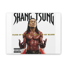 Load image into Gallery viewer, Shang Tsung “Flesh of My Flesh, Blood of My Blood” Canvas Wall Art | Mortal Kombat Inspired | Hip Hop Album Style | Dark Gaming Decor