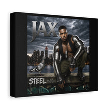 Load image into Gallery viewer, Jax “Steelmatic” Canvas Wall Art | Mortal Kombat Inspired | Hip Hop Album Cover Style Decor