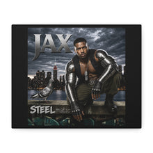 Load image into Gallery viewer, Jax “Steelmatic” Canvas Wall Art | Mortal Kombat Inspired | Hip Hop Album Cover Style Decor