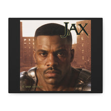 Load image into Gallery viewer, “JAX – It Was Written” Canvas Wall Art | Mortal Kombat Inspired | Hip Hop Album Style | Gaming Room Decor