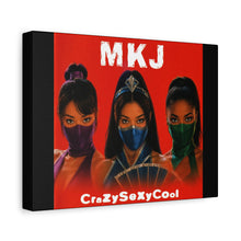 Load image into Gallery viewer, “MKJ – CrazySexyCool” Canvas Wall Art | Mortal Kombat Inspired | Hip Hop Album Style | Feminine Power Gaming Decor