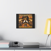Load image into Gallery viewer, Scorpion “400 Degreez” Canvas Wall Art | Mortal Kombat Inspired | Hip Hop Album Style | Fire Gaming Room Decor
