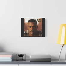 Load image into Gallery viewer, “JAX – It Was Written” Canvas Wall Art | Mortal Kombat Inspired | Hip Hop Album Style | Gaming Room Decor