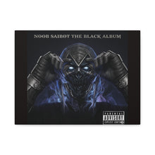 Load image into Gallery viewer, Noob Saibot “The Black Album” Canvas Wall Art | Mortal Kombat Inspired | Hip Hop Album Style | Dark Gaming Room Decor