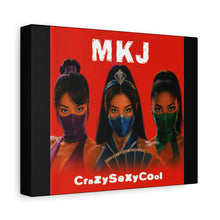 Load image into Gallery viewer, “MKJ – CrazySexyCool” Canvas Wall Art | Mortal Kombat Inspired | Hip Hop Album Style | Feminine Power Gaming Decor