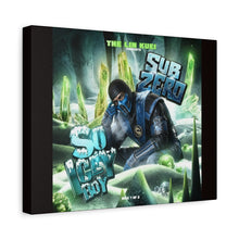Load image into Gallery viewer, Sub-Zero “So Icey Boy” Canvas Wall Art | Mortal Kombat Inspired | Hip Hop Album Style | Icy Gaming Room Decor
