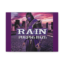 Load image into Gallery viewer, Rain “Purple Haze” Canvas Wall Art | Mortal Kombat Inspired | Hip Hop Album Style | Gaming Room Decor